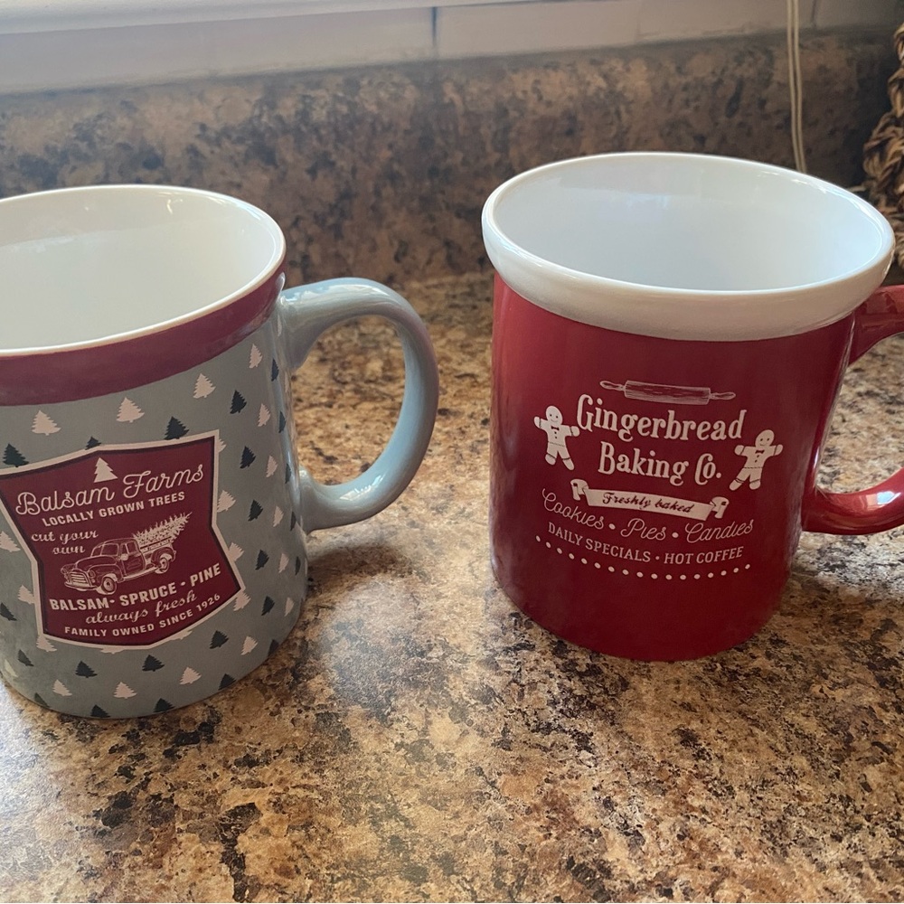 Balsam Farms and Gingerbread Baking Co. Holiday Soup Mug Set